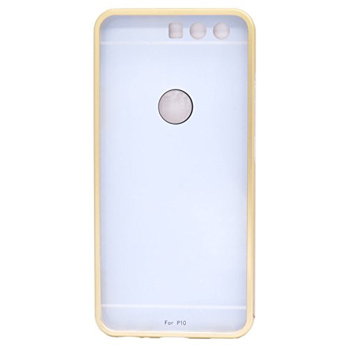 Funda Espejo Aluminio Metal Carcasa para Huawei P10 Color Oro