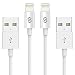 Produktbild Syncwire iPhone Ladekabel [2-Pack, 1m+2m] - [Apple MFi zertfiziert] Lightning Kabel - Lightning Ladekabel Kompatibel mit iPhone X/XS/XS Max/XR 8 7 6s 6 Plus 5S 5C 5, iPad Air 2, Mini 3 - Weiß