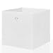 Produktbild Mixibaby Aufbewahrungsbox Faltbox Faltkiste Regalkorb Regalkiste Regalbox Spielkiste Staubox Korb, Farbe:Weiss 32 * 32, Menge:3 Stück