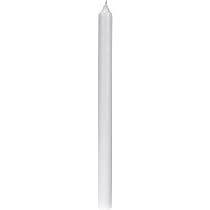 Cierge Blanc Rayher 50cm X 4cm - Bougie Paraffine Qualité Supérieure Pour Baptême Mariage