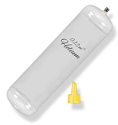Helium Ballongas 105 Liter Einwegflasche für Ballons aus Latex oder Folienballons. Versand von Haus der Herzen