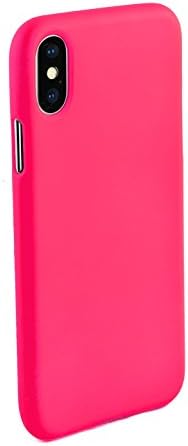 iPhone X TPU Rubberised Soft Touch Case (Pink)