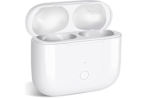 XIEANDKONG Custodia di Ricarica wireless compatibile per Air Pod pro1 con pro2, Wireless Charging Case (auricolari non inclusi) con Tasto di Sincronizzazione Bluetooth per ricarica wireless