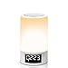 Produktbild Wake-Up Light RGB Lichtwecker Bluetooth Lautsprecher LED Farbwechsel Lampe Nachttischlampe Touch control lampe, Kinder Nachtlicht Modus, Musik Stimmungslicht Tischlampe, Zeituhr, TF-Karten-Musik Spielen, Schlafmodus, Handsfree Anruf