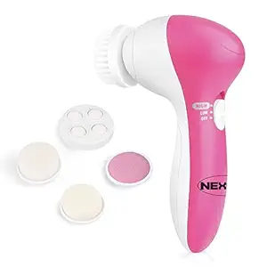 Nexqua 5 in 1 Face Facial Massage Machine Care & Cleansing Cleanser, facial machine for face, Beauty Massager Smoothing Face and Body Care for women