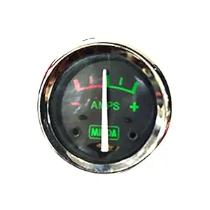 Ammeter Assy for Royal Enfield Old Model AC/DC (Black)