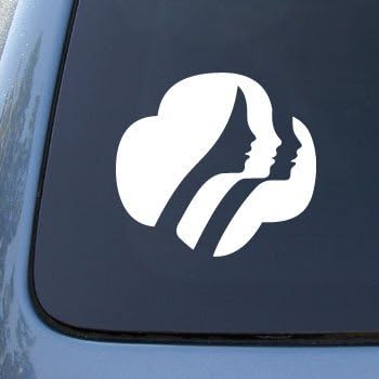 Girl Scouts of America - Cookies - Car, Truck, Notebook, Vinyl Decal Sticker #2500 | Vinyl Color: White by Girl Scouts