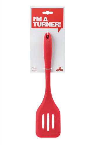 ZING! Silikon-Pfannenwender geschlitzt rot - 2