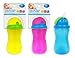 First Steps Yellow 340ml Pop Up Straw Baby Toddler Kids Drinking Drinks Travel Bottle