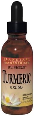 Planetary Herbals Turmeric Full Spectrum Liquid by Planetary Ayurvedics, Support For Antioxidant And Healthy Inflammation Response, 4 Ounces