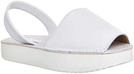 SolillasBlanco Flatform | White Leather Menorcan Sandals