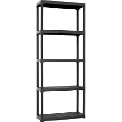 Art Plast - Étagère en plastique, noir, noir, T70/5