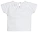 Noppies Baby Girls 0-24m 54361 Plain T-Shirt, White (White C001), 9-12 Months (Manufacturer Size: 80)