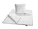 Füllung (Decke und Kissen): 100% Polyester Klima-Fasern (Öko-Tex Standard 100)