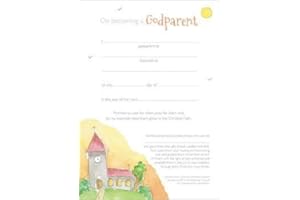 Kevin Mayhew Godparent Certificate - Church Sunset - 10 Pack