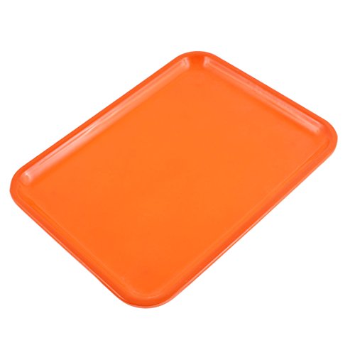 10" lang Rechteckform Servier Tablett aus Kunststoff