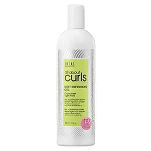 All About Curls Soft Definition Gel, Free of SLS SLES Sulfates, Silicones and Parabens, Color-Safe, 15-Ounce