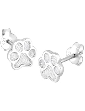 Elli Damen-Ohrstecker Pfote 925 Sterling Silber