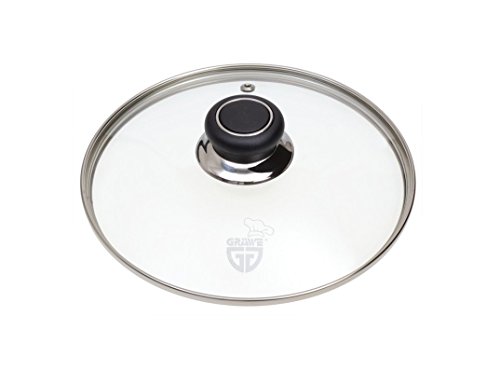 GRÄWE® Glasdeckel 20 cm mit Edelstahlring