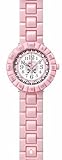 Flik Flak Mädchen-Armbanduhr Analog Quarz One Size, weiß, rosa