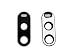 New Replacement Back rear main camera lens for Motorola Moto G4 Plus RS.276.00