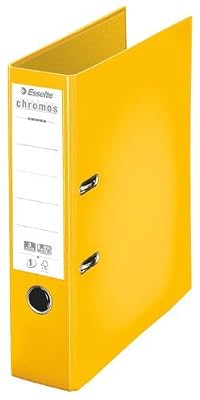 Esselte - Chromos D80 - Classeur à levier - Jaune