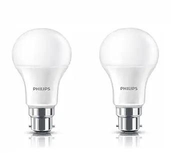 Philips Ace Saver 10.5W B22 LED Bulb,Cool Day Light,Pack of 2