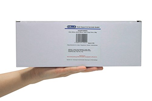 Türhakenleiste Türhängeleiste für Türen bis ca. 20 mm Falzstärke Edelstahl 30 x 10 cm Silber 4 Haken bis Max 8 kg belastbar (1stk) - 6