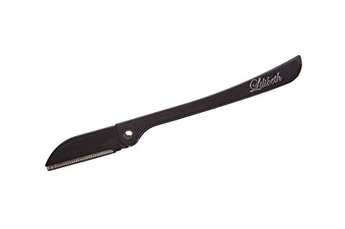 Brow Shaper Hair Removal Dermaplaning Razor in Black Painless, Safe and Portable. Eyebrows, Peach Fuzz and all Types of Facial Hair