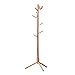 Produktbild Garderobenständer holz Haushalt, Massivholz Kleiderständer möbel wohnaccessoires Freistehend kleiderständer mit 7 Haken