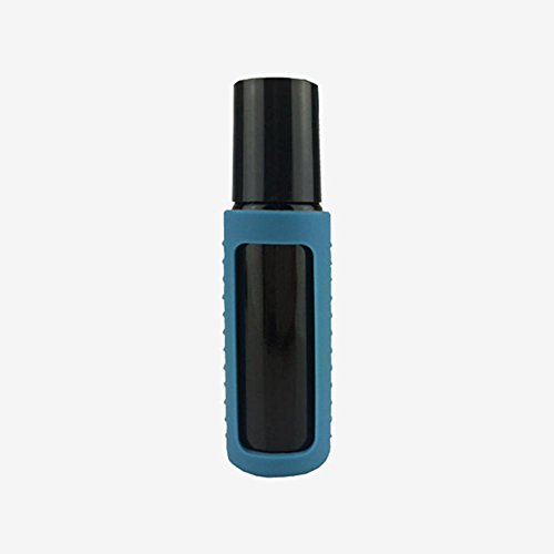 Preisvergleich Produktbild PoeticHouse Silikon Roller Flaschenhalter Hülse ätherisches Öl Flasche Protector Schutzhülle mit Seil für 5 ML, 10 ML, 15 ML ÖlflascheZufällige Farbe