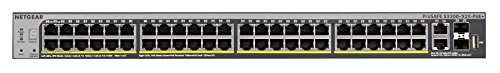 NETGEAR ProSAFE S3300 52X-PoE Port Gigabit Stackable Smart Managed Switches with 10G Copper/Fibre Uplinks (GS752TXP-100NES)