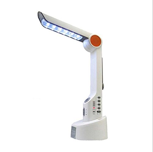 Preisvergleich Produktbild Solar Tischleuchte, Handkurbel Dynamo wiederaufladbare LED Tischleuchte / Radio / Taschenlampe / Powerbank für Smartphones