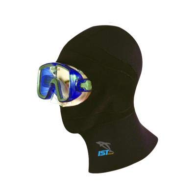 IST/DOLPHIN - HD6-L/448 : IST/DOLPHIN - HD6-L/448 : Capucha de Buceo con máscara integrada Pro-Ear Talla L