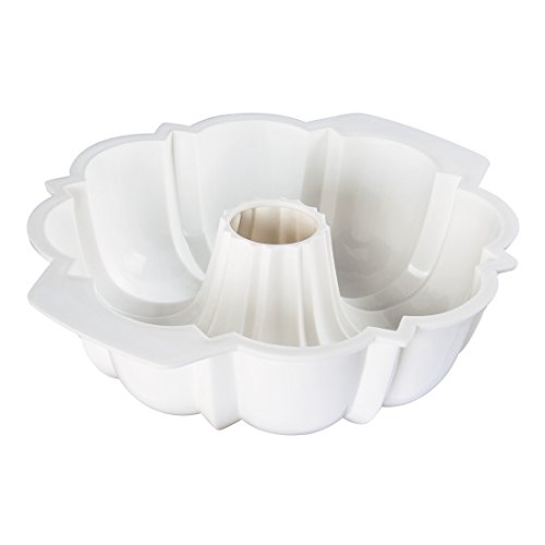 Xavax Mikrowellen-Backform Gugelhupf (für Kuchen oder Pudding) spülmaschinengeeignet, weiß - 2