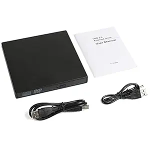 XuBa USB External DVD CD RW Disc Burner Combo Drive Reader for Windows 98/8/10 Laptop PC