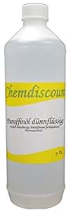1Liter (1000ml) Paraffinöl dünnflüssig, entspricht Ph.Eur, medizinisch, versandkostenfrei ...