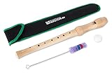 flauta dulce madera yamaha Incluye: tabla de digitación, varilla de limpieza y grasa para corcho