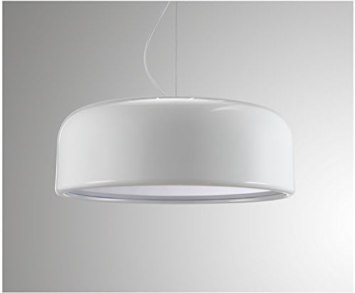 JCRNJSB® Nordic Chandelier Creative Modern Simplicity Atmosphere Round Living Room Lights Restaurant Lights Lighting, personality ( Color : White , Size : 48*48cm )