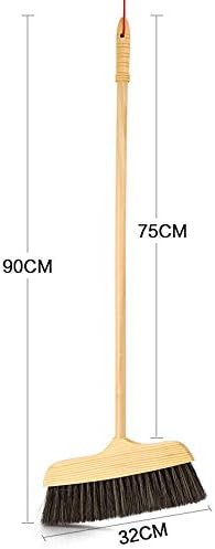 Bristle Broom and Dustpan Set Home Wood Floor Sweeping Dust Special,Solid Wood Broom
