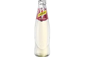 12 Flaschen Orginal Schweppes Ginger Beer Erfrischungsgetränk mit Ingwer a 0,2L in der Glas Flasche inc. 1.80€ MEHRWEG Pfand
