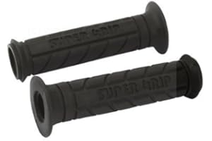 BIKE IT BIKEIT GRIP SUPERGRIP BLACK 22MM LEFT 25MM RIGH 130MM LENGTH: BARS, GRIPS & LEVERS