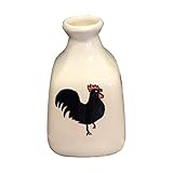  CERAMICHE D\'ARTE PARRINI- Italienische Kunstkeramik, Vase, Hahn Dekoration, handgemalt, hergestellt in Italien Toscana