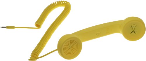 Native Union Pop Cornetta Retro per Smartphone, Giallo