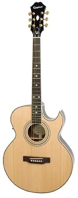 Epiphone PR5-E Guitare acoustique Florentine Cutaway Natural