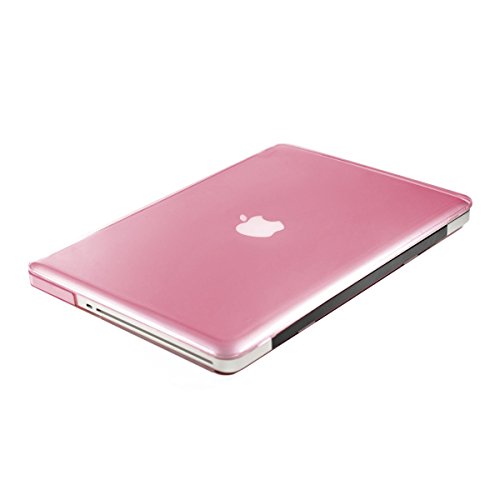 kwmobile Crystal Hülle für Apple MacBook Pro 13″ (ohne Retina) Hard Case – dünne durchsichtige transparente Schutzhülle Cover Tasche Pink Transparent - 5