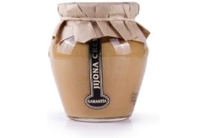 TURRONES FABIÁN Crema de turrón de Jijona para untar 70% de almendra marcona, con Denominación de Origen Jijona - Alicante. Orcio de 200 gramos.