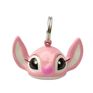 The Dogs Legacy Jumbo Size |Design - Lilo Face| Collar Charm Bell for Dogs/Puppy/Cat/Kitten (Pack of One)