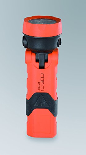 ADALIT Taschenlampe LED-Industriehandleuchte IL-300 ATEX mit Notstromfunktion wiederaufladbar, 1 Stück, orange / schwarz - 7