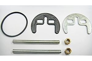 AUMIX BATHROOM BASIN OR KITCHEN SINK MIXER TAP TWO HOLE HALF MOON SHAPE FIXING KIT